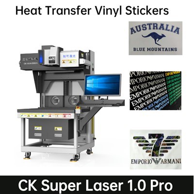 ビニール ラベルのキスの切断のための CK スーパー CO2 レーザー機械